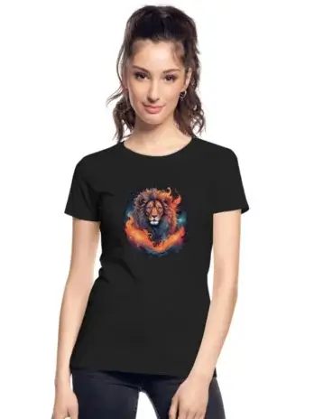 Löwe | Sternzeichen Kollektion | Frauen Premium Bio T-Shirt